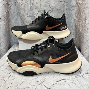 Nike SuperRep Go Womens 9.5 Black Bronze Training Shoes CJ0860-186